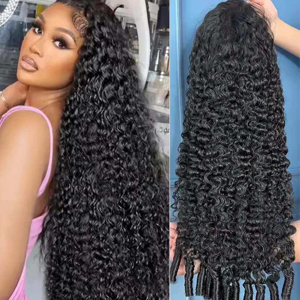 Human Hair Wigs - 200 Yoğunluklu 13x4 13x6 HD Şeffaf