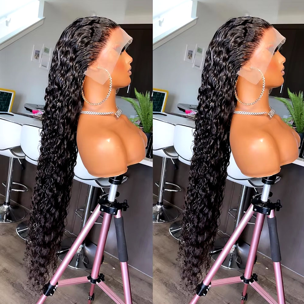 Human Hair Wigs - 42 İnç Brezilya Bakire İnsan Saçı