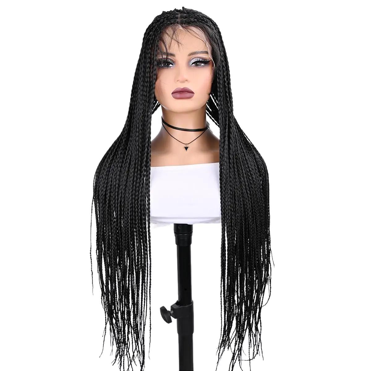 Sentetik Tam Dantel Peruk Örgü - Synthetic Braided Wigs For Black Women incelemesi ve fiyatı