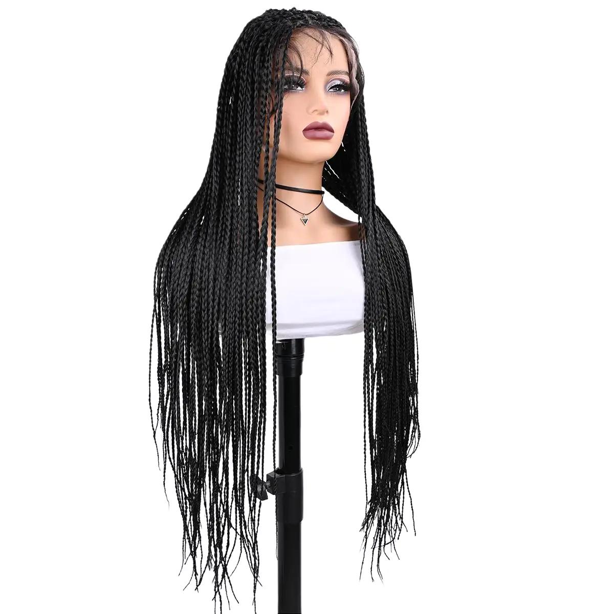 Sentetik Tam Dantel Peruk Örgü - Synthetic Braided Wigs For Black Women incelemesi ve fiyatı