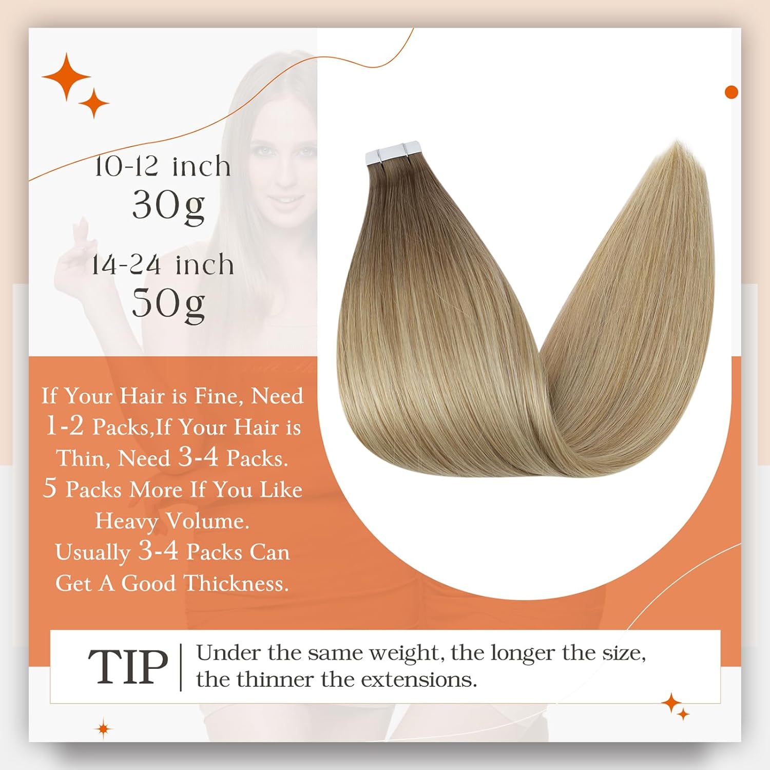 Saç Uzantılarında Tam Parlaklı - Invisible Tape In Extensions Real Hair incelemesi ve fiyatı