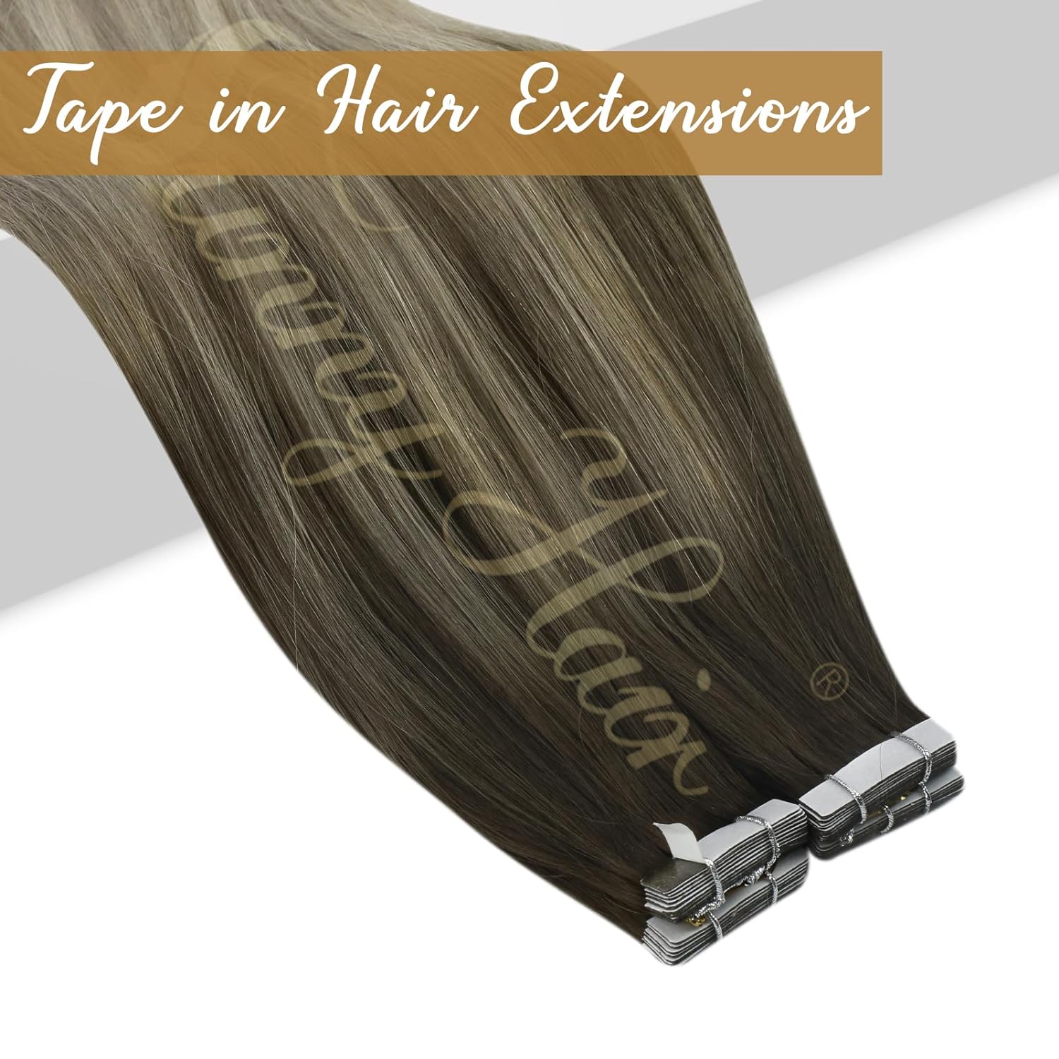 VeSunny Bantlı Saç Uzantıları  - Invisible Tape In Extensions Real Hair incelemesi ve fiyatı