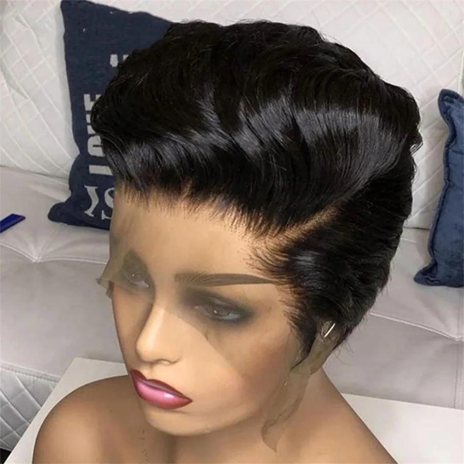 Pixie Cut Peruk İnsan Saç 100% - Short Pixie Cut Wig Human Hair Cheap incelemesi ve fiyatı
